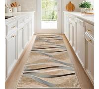CLOYAO Tapis de Cuisine Long Tapis de Passage Lavable en Machine Antidérapant 50 x 300 cm Tapis de Couloir Absorbant Tapis de Sol pour Couloir Cuisine Devant Evier Salle à Manger Buanderie Chambre