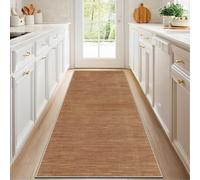 CLOYAO Tapis de Cuisine Long Tapis de Passage Lavable en Machine Antidérapant 50 x 70 cm Tapis de Couloir Absorbant Tapis de Sol pour Couloir Cuisine Devant Evier Salle à Manger Buanderie Chambre