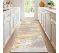CLOYAO Tapis de Cuisine Long Tapis de Passage Lavable en Machine Antidérapant 60 x 150 cm Tapis de Couloir Absorbant Tapis de Sol pour Couloir Cuisine Devant Evier Salle à Manger Buanderie Chambre