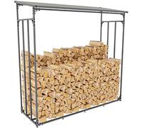 Abri pour bois de chauffage Ruston en acier galvanisé , XL