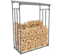 CLP Abri D'Extérieur pour Bois De Chauffage Ruston I Range Bûches en Aluminium I Eléments De Stockage pour Bois, Taille:L