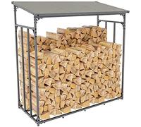 CLP Abri D'Extérieur pour Bois De Chauffage Ruston I Range Bûches en Aluminium I Eléments De Stockage pour Bois, Taille:S