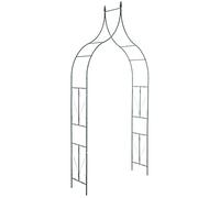 CLP Arche A Rosiers 40 cm I Treilli De Jardin en Métal Solide I Support pour Plantes Grimpantes pour Fixation Au Sol, Couleur:Vert