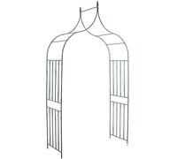CLP Trading GmbH – Arche à rosiers 60 cm – Arcade de jardin métal Vert