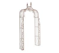 CLP Arche A Rosiers Métallique Aurora | Arceau De Jardin en Fer Forgé avec Hauteur 148 cm | Support pour Plantes Grimpantes Stable |, Couleur:Marron Antique