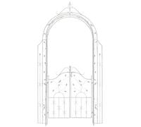 Arche de jardin avec portillon GRENADA - Couelur, Blanc antique G
