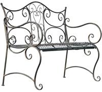 Banc de jardin au style antique Tara en fer forgé , Bronze Bronze