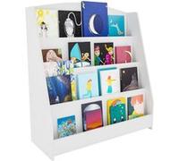 CLP Bibliothèque Melfa I pour enfants – 4 étagères, rangement jouets et porte-revues, 80 cm
