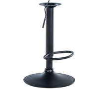CLP Piètement XL pour Tabouret de Bar I Colonne de Tabouret de Bar Renforcée I 8 X 8 Ou 10 X 10 CM Espacement des Trous I DIY Tabouret de Bar Jusqu'à 150 Kg, Couleur:Noir, Taille:8 x 8 cm