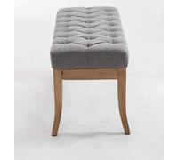 CLP Canapé Ramses - Tissu, Couleur:gris, Taille:100 cm