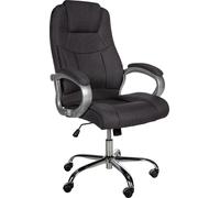 CLP Chaise de bureau Apoll XL tissu réglable en hauteur,gris foncé
