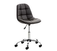 CLP Chaise de bureau Emil similicuir , Marron Marron