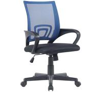 CLP Chaise de Bureau Genius I Chaise de Bureau réglable en Hauteur et recouverte de Filet, Couleur:Bleu