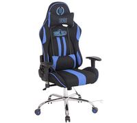 CLP Chaise de bureau Limit XM en Tissu , Noir / Bleu