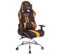 CLP Chaise de bureau Limit XM en Tissu , Noir / Orange