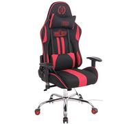 CLP Chaise de bureau Limit XM en Tissu , Noir / Rouge