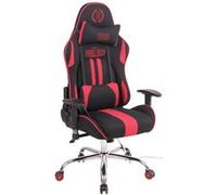 CLP Chaise de bureau Limit XM en Tissu , Noir / Rouge