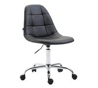 CLP Fauteuil de bureau Reims Similicuir , Noir Noir G