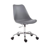 CLP Chaise de bureau Toulouse à coque en plastique , Gris