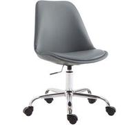 CLP Chaise de bureau Toulouse similicuir , Gris Gris G