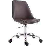 CLP Chaise de bureau Toulouse similicuir , Marron Marron G