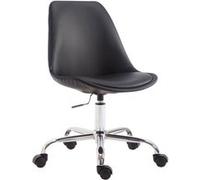CLP Chaise de bureau Toulouse similicuir , Noir Noir G