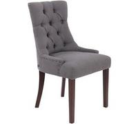 CLP Chaise de salle à manger Aberdeen tissu , Gris foncé/Antique gris G