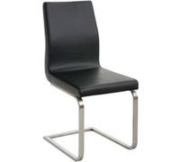 CLP Chaise de salle à manger Belfort en similicuir , Noir