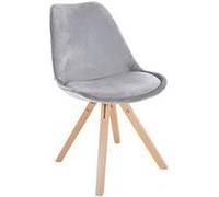 Chaise de conference clp en bois non empilable non pliable interieur H. 81 cm gris gris G