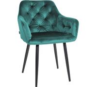CLP Chaise de salle à manger Stanley velours,rose