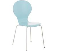 CLP Chaise de visiteur Diego en bois , Bleu clair bleu G