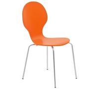 CLP Chaise de visiteur Diego en bois , Orange orange G