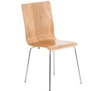 CLP Chaise en bois avec piètement en métal PEPE , Chêne bois G