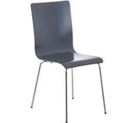 CLP Chaise en bois avec piètement en métal PEPE , Gris gris G