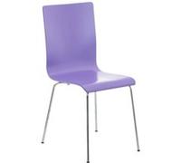 CLP Chaise en bois avec piètement en métal PEPE , Violet bois G