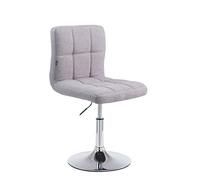 CLP Chaise Lounge Design Palma V2 - Rembourré avec Revętement en Tissu et Coutures décoratives - Chaise Pivotante Hauteur Réglable - Charge Max, Couleur:Gris