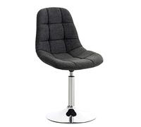 CLP Chaise lounge Emil en tissu , Gris foncé Gris foncé G