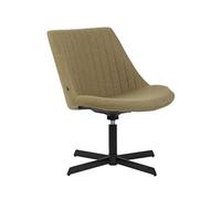 CLP Chaise lounge Granby en Tissu avec Pied en métal , Vert