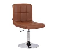 CLP Chaise lounge Palma V2 similicuir , Marron clair