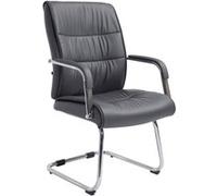 CLP Chaise oscillante Sievert en similicuir , Gris gris G