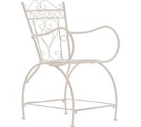 CLP Chaise Sheela avec accoudoirs incurvés,crème antique