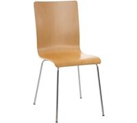CLP Chaise en bois avec piètement en métal PEPE , Nature bois G