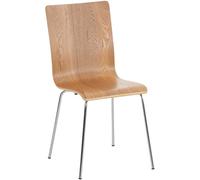 CLP Chaise en bois avec piètement en métal PEPE , Chêne bois G