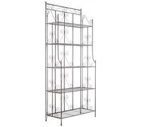 CLP Étagčre sur Pied Ciara I Étagčre métallique pour Plantes de Style campagnard I 5 étagčres Pliables, Couleur:Bronze