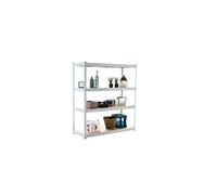 CLP Etagère De Rangement Pour Charges Lourdes 160 x60x180 cm , Blanc