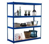 CLP Étagère De Rangement Pour Charges Lourdes 160 x60x180 cm , Bleu Bleu G