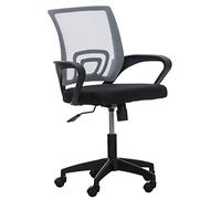 CLP Fauteuil de bureau Auburn - maille respirante, siège pivotant, hauteur réglable, roulettes, gris