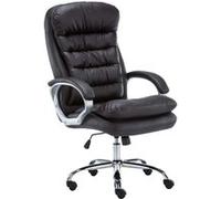 CLP Fauteuil de bureau Big Vancouver similicuir , Marron Marron G