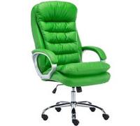 CLP Fauteuil de bureau Big Vancouver similicuir , Vert Vert G