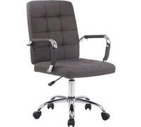CLP Fauteuil de bureau Deli Pro tissu , Gris foncé Gris foncé G